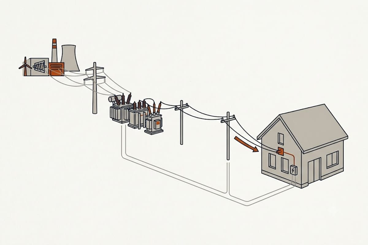 New circuits through a house