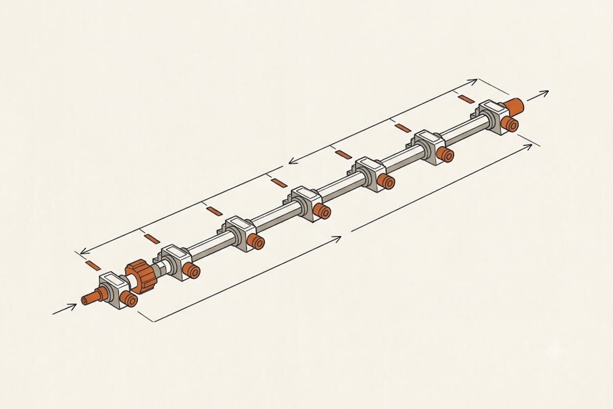 Spacing along a wall line